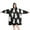 Black Halloween Ghosts-3, variant on Wearable Oversized Blanket,Black Halloween Ghosts and Pumpkins Wearable Blanket Hoodie for Adults,Cozy Hooded Blankets with Super Pockets,Super Warm Fuzzy Pullover for Women & Men