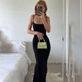 thumbnail image 3 of Vestido largo de satén sin mangas con espalda descubierta para mujer, traje elegante y Sexy para fiesta de cumpleaños y Club, Y2K, verano 2024, 3 of 5