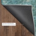 thumbnail image 5 of Addison Rugs Mayfield Premium Machine Washable Traditional Global Teal Rectangle Rug, 10' x 14', 5 of 6