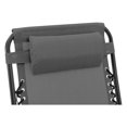 thumbnail image 3 of Sunjoy Modern Zero Gravity Foldable Outdoor Lounge Patio Chair, Grey, 3 of 9