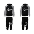 thumbnail image 3 of Her King and His Queen Couple Matching Hoodie & Jogger Pants Set, 3 of 5