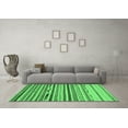 thumbnail image 3 of Ahgly Company Indoor Rectangle Oriental Emerald Green Modern Area Rugs, 7' x 10', 3 of 4