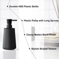 thumbnail image 2 of Dispensador de jabón Uaniar para baño y cocina, 250 ml, juego de 2 unidades, color negro, 2 of 6
