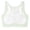 02-Green, variant on Lightweight Bra for Girls No Underwire Adjustable Straps Bra Comfort Breathable Seamless Padded Bra White 14 Years