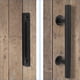 thumbnail image 5 of Cerradura para puerta de granero, manija para puerta de granero redonda de metal, manija para puerta de granero de metal, cerradura para puerta de granero de metal, uso conveniente, 5 of 9