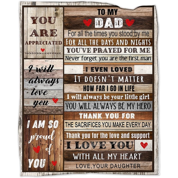 LHSHID Husband Gifts Blanket Blanket to My Husband from Wife Flannel Fleece Throw Blankets for Bed Chair Sofa Couch Home Decor Birthday Christmas for Husband 40x50in