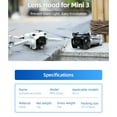 thumbnail image 3 of Lentille Compatible pour Accessoires de Drone Dji Mini3 Protection Solaire Anti-Éblouissement, 3 of 9