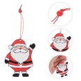 thumbnail image 4 of 2 Boxes/12PCS Xmas Tree Decorative Wooden Pendant Santa Penguin Hanging Decor, 4 of 9