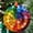 Rainbow Spiral 7, variant on Weeping Willow 9 Ceramic/Acrylic Christmas Ornament, Warm Fall Feast Moment, Special Mother Celebration, Romantic Couple Moment, Commemorative 2025 Legacy Design