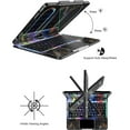 thumbnail image 4 of Clavier Tactile Sans Fil pour iPad (A16) 11e Génération 11 Pouces 2025, iPad 10e Génération 10.9 Pouces 2022 avec Dos Rigide Transparent & Trackpad & Rétroéclairage & Support Rotatif à 360° & Porte-Crayon, 4 of 6