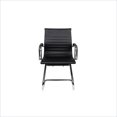 thumbnail image 5 of Scranton & Co Moderne Chaise Chromée en Noir, 5 of 5