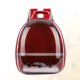 thumbnail image 2 of Bolsa de transporte portátil para mascotas, mochila transpirable, adorable cápsula espacial de viaje, mochila con barra interior de madera para uso en exteriores (roja), 2 of 6