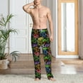 thumbnail image 5 of JUNZAN Men's Pajama Pants Game Joysticks Sleepwear Pants PJ Bottoms Drawstring and Pockets, 5 of 6