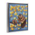 thumbnail image 3 of Stupell Industries Eclectic Beaver & Quaking Aspen Gray Floating Frame Canvas Art, 17 x 21, by Renee Thompson, 3 of 8