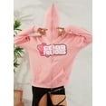 thumbnail image 4 of Women 's Oversized Zip Up Sweatshirt Cross Rhinestone Jackets Y2K Long Sleeve Printed Hoodies Streetwear, 4 of 6