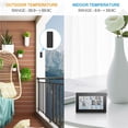 thumbnail image 3 of Wosthever Digital Clock Weather Station Home Supplies Timing Automatic Color Screen Forecast Clocks Calendar Multifunctional Sweet Gift Decoración del hogar, 3 of 6