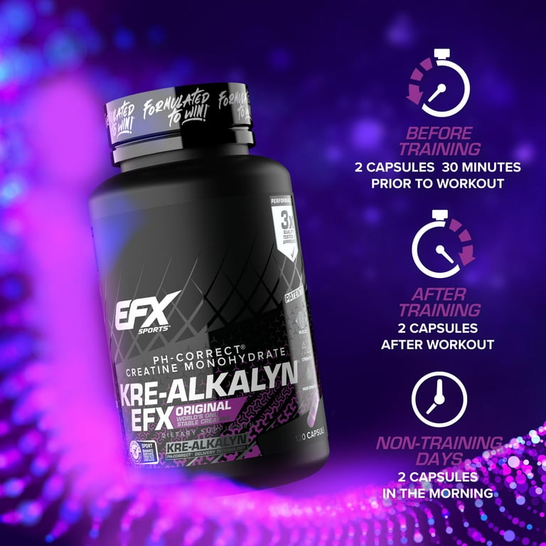 EFX Sports - Kre-Alkalyn EFX 120 Capsules - Body Building
