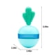 thumbnail image 3 of Xihbxyly Vaso para Golosinas para Mascotas, Juguete para Rechinar y Limpiar Los Dientes, Dispensación Lenta de Golosinas, Diseño Giratorio de 360°, Divertido para Perros y Gatos, Material Abs, Verde, 3 of 7