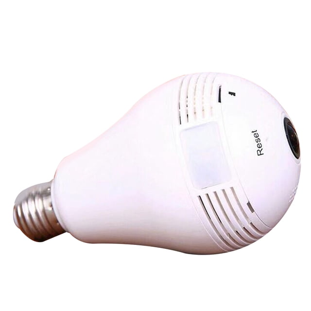 V380 Bombilla panorámica de 360 grados Cámara Seguridad para el hogar Inalámbrico WIFI Vigilancia IP 1.3MP Cámaras Bombilla Inevent DZ6447-01B
