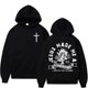 thumbnail image 3 of Sudadera con capucha para hombre y mujer, ropa de calle Vintage, estética Harajuku, Iglesia Cristiana de Jesús, versículo de la Biblia, Dios te ama, Y2K, 3 of 5