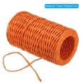 thumbnail image 3 of 164ft Floral Bind Wire Wrap Twine 2 Rolls 2mm Florist Wire Iron Wire Paper Covered Vine Orange, 3 of 6