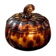 thumbnail image 2 of 5.12 Inch Glass Pumpkin Jar Candle, Pumpkin Shaped Candle Fall Candles, Autumn Decorative Pumpkins for Fall, Halloween Candle for Home Thanksgiving Pumpkin Decor & Fall Candles and Lanterns, 2 of 6