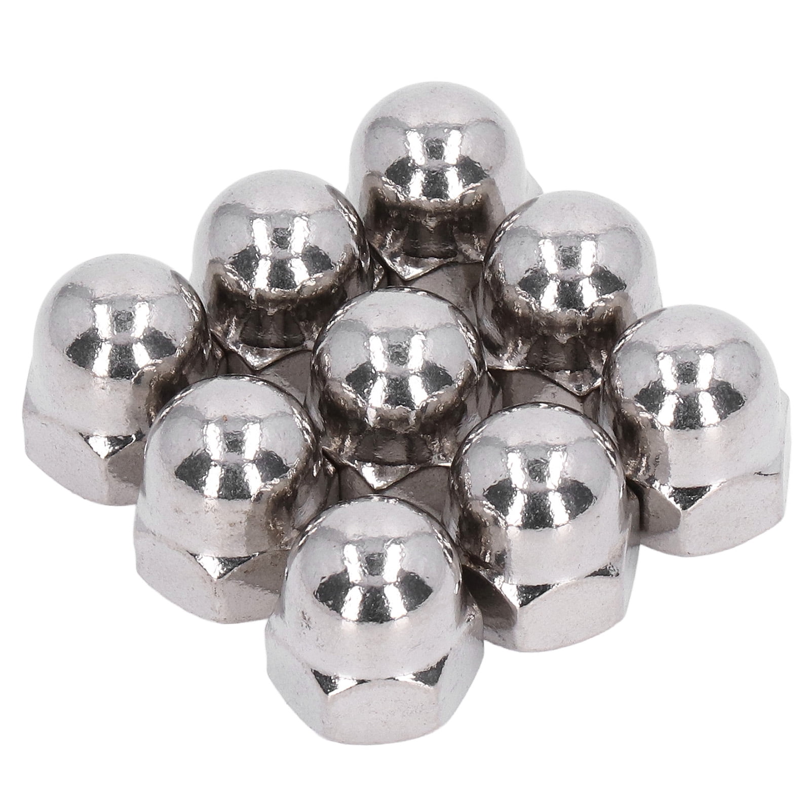 Ensemble de 50 Écrou de Bouchon en Acier Inoxydable M6 A2-70 pour une Fixation Sécurisée et Durable pour Entretien et Réparations