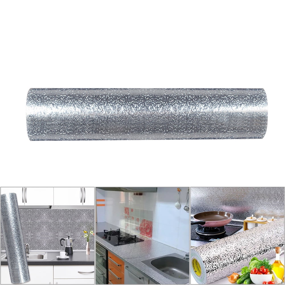 Details about   Waterproof And Oil Proof Aluminum Foil Sticker Self-Adhesive Stove Wall Sticker