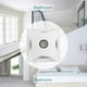 thumbnail image 5 of Extractores de aire de 6", extractor de aire de pared o techo con persiana trasera, extractor de aire LED para baño y dormitorio (B-150 mm), 5 of 5