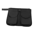 thumbnail image 3 of TTETTZ Waist Belt Apron Bag Hip Bag Tool Belt Pouch for Hiking Restaurant Gardening Black, 3 of 9