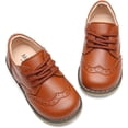 thumbnail image 3 of Boy's Girl's Classic Lace-Up School Uniform Oxford Comfort Dress Shoes Loafer Flats (Toddler/Little Kid), 3 of 6