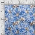 thumbnail image 2 of oneOone Silk Tabby Medium Blue Fabric Leaves & Lemon Diy Clothing Quilting Fabric Print Fabric By Yard 42 Inch Wide, 2 of 6
