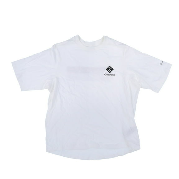 Columbia Women's T-Shirt North Cascades Cotton White Framed Half Tone XS New