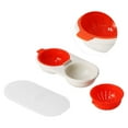 thumbnail image 4 of Microwave Egg Cooker  PP Removable Drain Basket Egg Cooker For Microwave Boiled Eggs Raised Horizontal Grid, 4 of 8