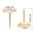 thumbnail image 4 of 500 Pcs Sofa Nails Retro Decor Upholstery Trim Antique Vintage Thumbtack Rivet, 4 of 6
