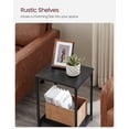 thumbnail image 6 of Side Tables Set of 2 Small End Table Nightstand for Living Room Bedroom Rectangle Black, 6 of 9