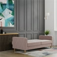 thumbnail image 4 of CosmoLiving Liberty Futon with Storage, Blush Velvet, 4 of 30