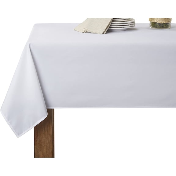 Solid Liner Tablecloth White 60" X 138" Oblong/Rectangle