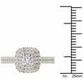 thumbnail image 4 of 1-1/4 Carat T.W. Diamond Double Halo 14kt Yellow Gold Engagement Ring, 4 of 5