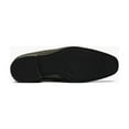 thumbnail image 6 of Stacy Adams Men Shoes Swagger Studded Slip On Satin Black Gold 25228-715, 6 of 7