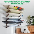 thumbnail image 4 of COR Surf Surfboard Wall Rack - Triple Tier Surf Board Store & Display Up to 4 Surfboards, 4 of 6