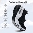 thumbnail image 3 of AOV GREEN LEAF Womens Running Shoes Walking Tennis Gym Fashion Sneakers Athletic Casual Comfortable Breathable Jogging Shoe US Size 5.5-11, 3 of 9