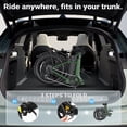 thumbnail image 4 of GOKEEP Folding Electric Bike for Adult, 750 Motor, 52V 13Ah Removable Battery, 20" Fat Tire & Front Suspension, 7-Speed Commuter Ebike, UL2849-Green, 4 of 8