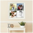 thumbnail image 2 of ArtToFrames Collage Photo Picture Frame with 4 - 12x12 Openings, Framed in White with Off White and Black Mats (CDM-3966-2), 2 of 8