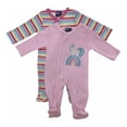 thumbnail image 1 of Mamelucos 725 Baby Niña Talla 12 Meses Arcoíris Rosa 2 Piezas, 1 of 3