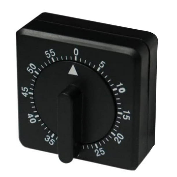 Kitchen Timer Manual, Stainless Steel Egg Shaped Mechanical Rotating