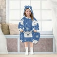thumbnail image 7 of FORMRS Wearable Blanket Hoodie with Sleeves for Kids Cozy Flannel Sweatshirt, White Polar Bear, 7 of 7