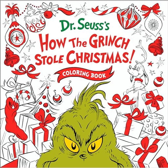 Pre-Owned How the Grinch Stole Christmas! Coloring Book (Paperback) 0593814215 9780593814215