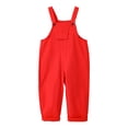 thumbnail image 6 of Staki Kids Girls Boys Solid Spaghetti Strap Short Overalls Toddler Boy Girl Romper Overall Shorts Suspender Romper Adjustble Shoulder Strap Newborn Baby Clothes 3T 4T 5T Red,9-10 Years, 6 of 9