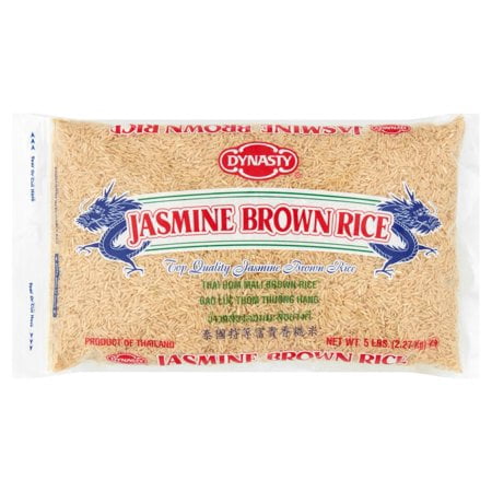 (3 Pack) Dynasty Jasmine Brown Rice, 5 lb